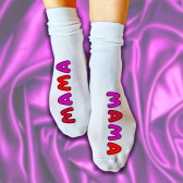 Носки женские с надписью "Мама"