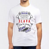Футболка мужская "If your name is Slava, you are pretty…"