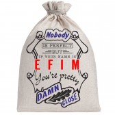 Мешочек холщовый подарочный "If your name is Efim, you are pretty…"