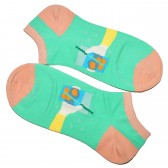 Носки женские, короткие "Коктейль"