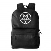 Рюкзак текстильный, молодежный "Goth Pentagram"