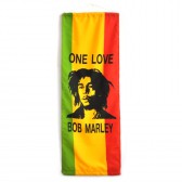 Флаг вертикальный "One Love" (Bob Marley)