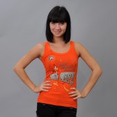 Майка женская "Well Off" (orange)
