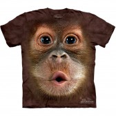 Футболка The Mountain "Big Face Baby Orangutan" (детская)