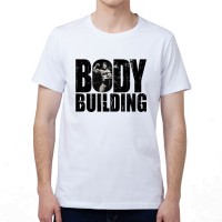 Футболка с принтом, мужская "BodyBuilding"