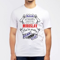 Футболка мужская "If your name is Miroslav, you are pretty…"