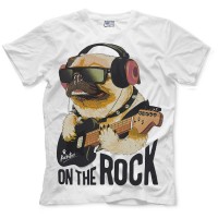 Футболка "On The Rock" (Собака с гитарой)