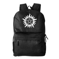 Рюкзак текстильный, молодежный "Supernatural logo"