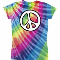 Футболка женская "Rainbow Peace" (США)