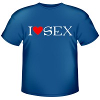 Футболка "I Love Sex"
