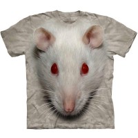 Футболка "Big Face White Rat" (США)