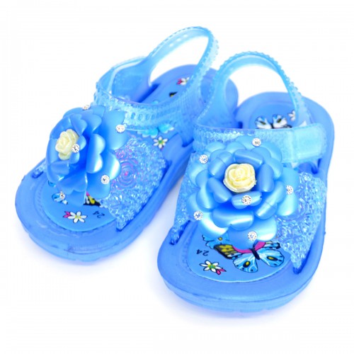 Сандали детские, пляжные, для девочки "Розочка" (blue)