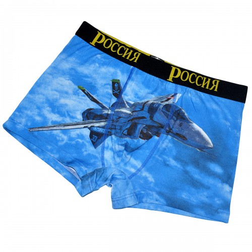 Трусы мужские "Истребитель" (blue)