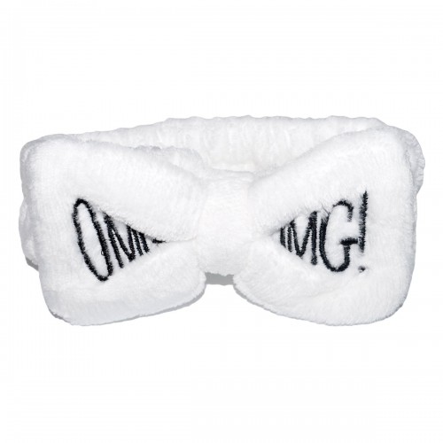 Повязка на голову "Omg!" (белый)
