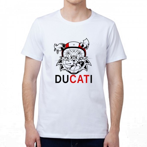 Футболка с принтом, мужская "DUCATI"