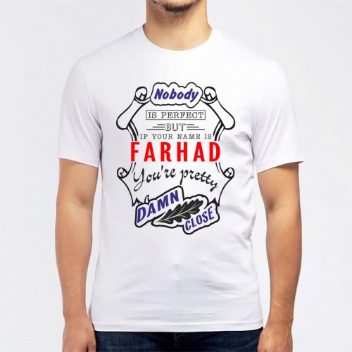 Футболка мужская "If your name is Farhad, you are pretty…"