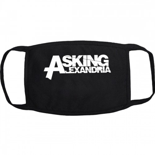 Маска на лицо от вирусов "Asking Alexandria" (многоразовая)