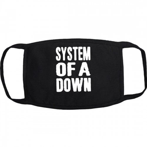Маска на лицо от вирусов "System of a Down" (многоразовая)