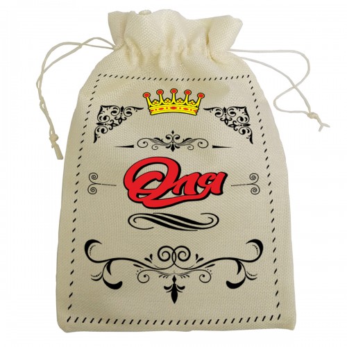 Мешочек для подарка с именем "Оля"