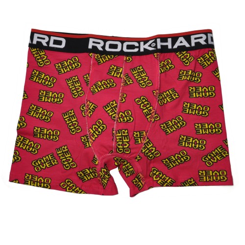 Трусы мужские боксеры "Rock Hard" (game over)
