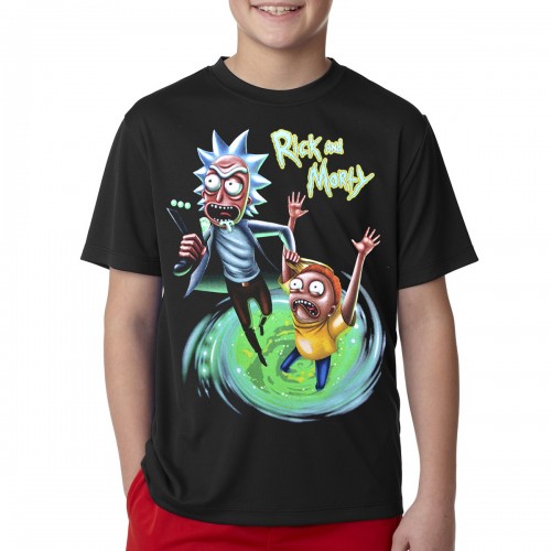 Футболка подростковая "Rick and Morty"