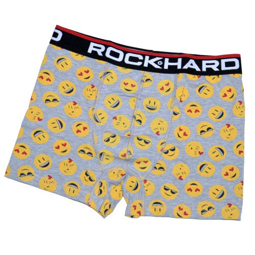 Трусы мужские боксеры "Rock Hard" (смайлы)