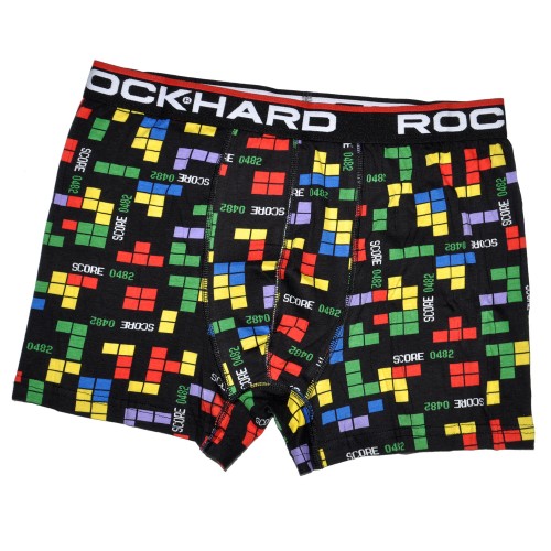 Трусы мужские боксеры "Rock Hard" (тетрис)