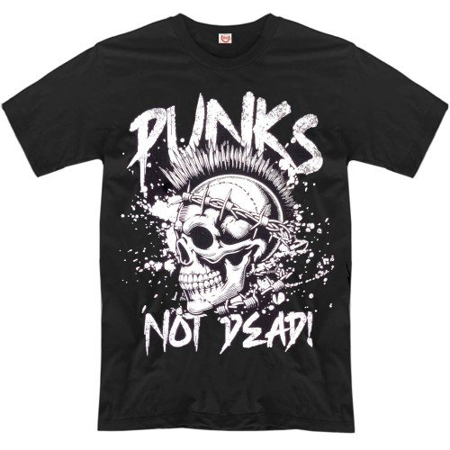 Футболка "Punks Not Dead! (Череп)