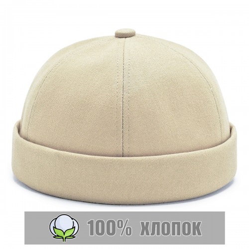 Кепка без козырька, докер (молочный)