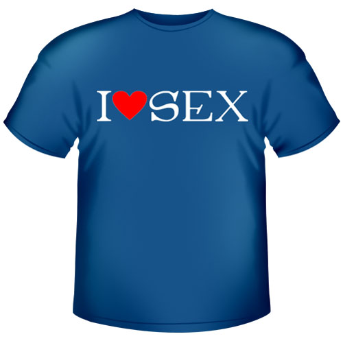 Футболка "I Love Sex"
