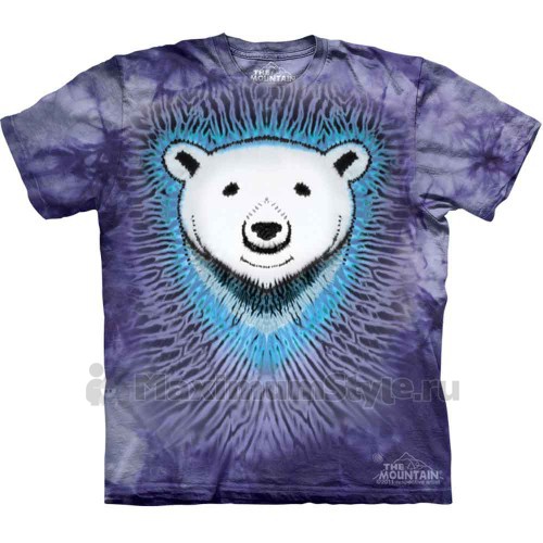 Футболка The Mountain "Polar Bear Tie Dye" (детская)