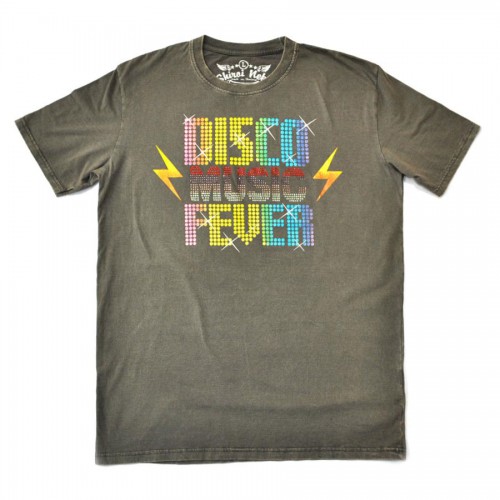 Футболка "Disco Music Fever" (grey)