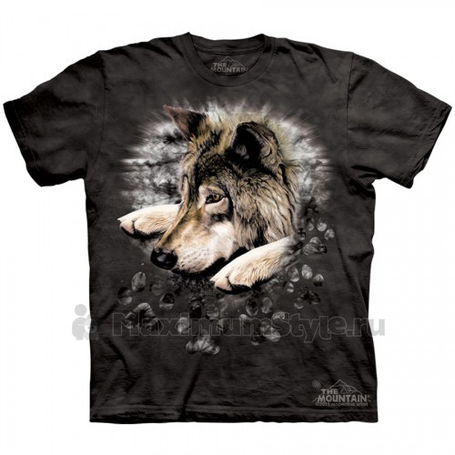 Футболка The Mountain "Wolf In Dye Paw" (детская)