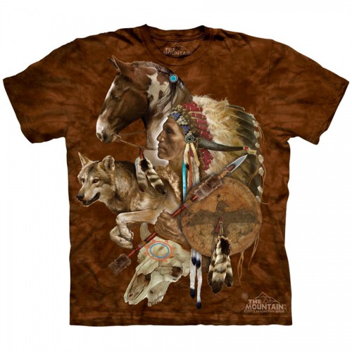 Футболка "Wolf Spirit Warrior" (США)
