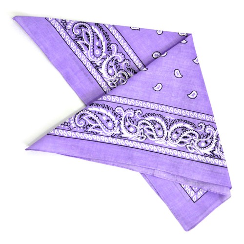 Бандана тонкая "Огурцы в квадрате"-8 (lilac)