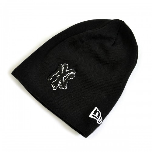 Шапка вязаная "NY" (black & black)