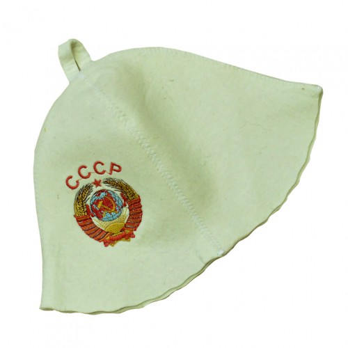 Шапка для бани "Герб СССР"