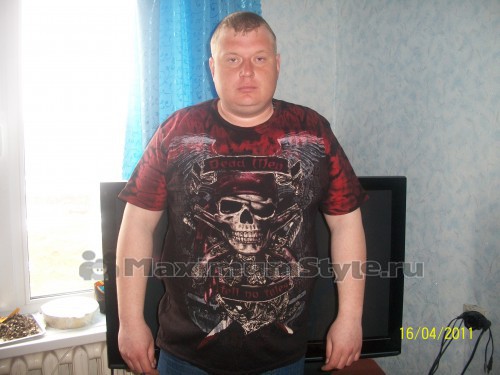 я в долгожданной футболке