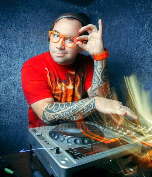 Футболка Огненный волк (DJ Сергей Обломов)